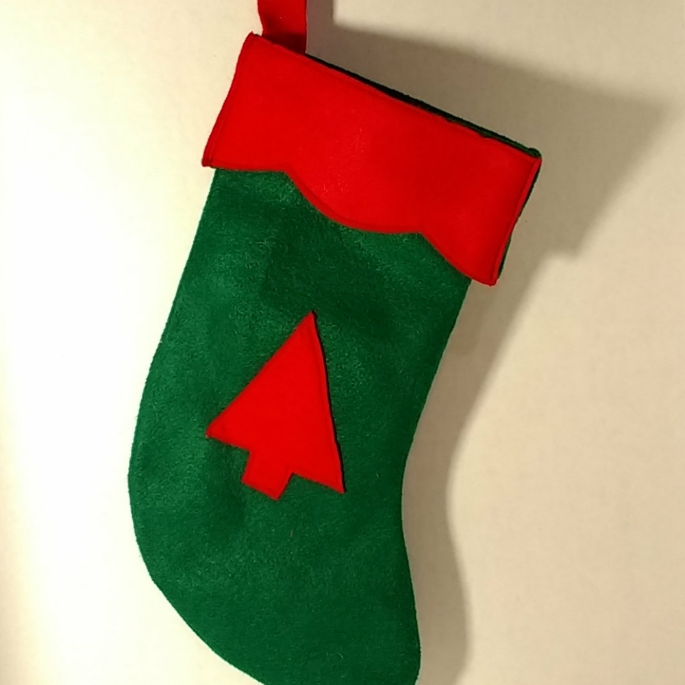 Homemade Stocking Filled W/Goodies